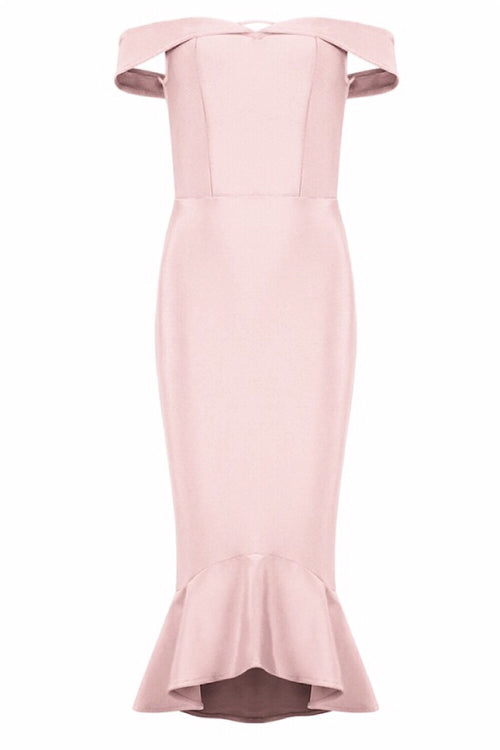 Rendezvous Pink Bandage Dress