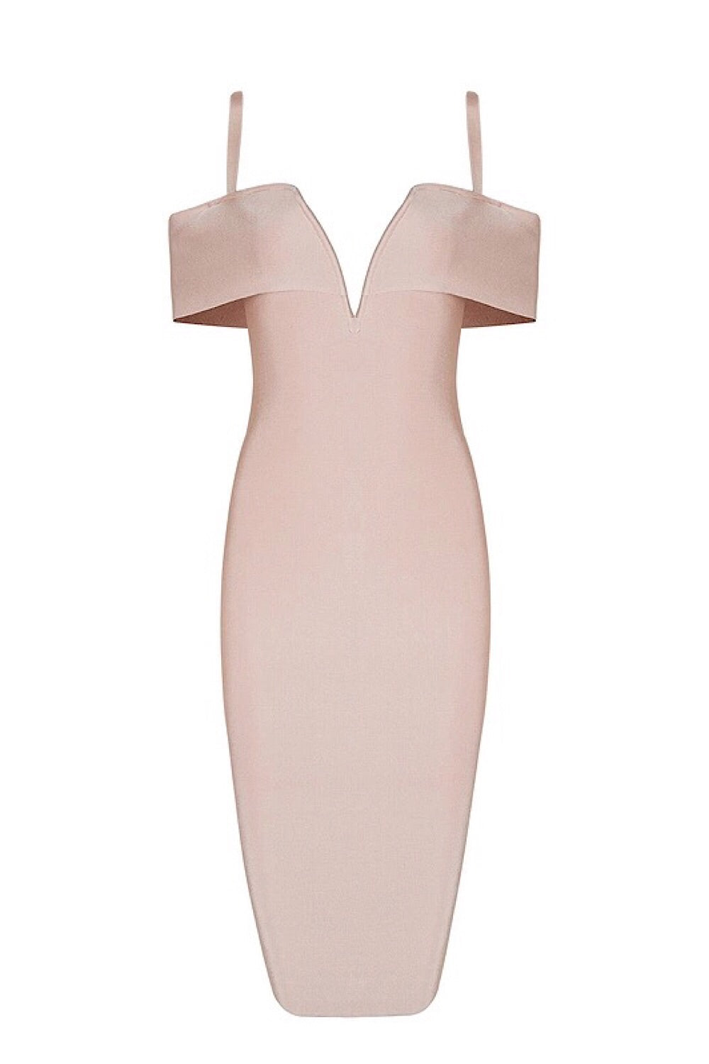 Stella Nude Bandage Dress