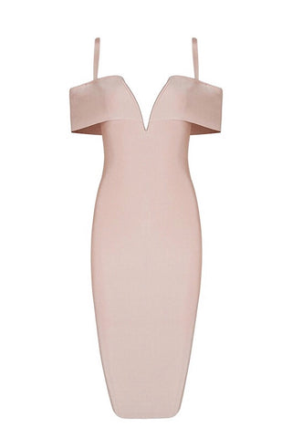 Rendezvous Pink Bandage Dress