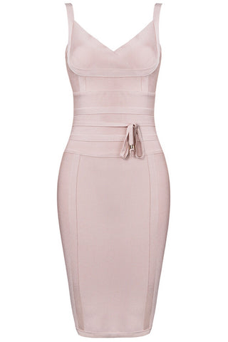 Rendezvous Pink Bandage Dress