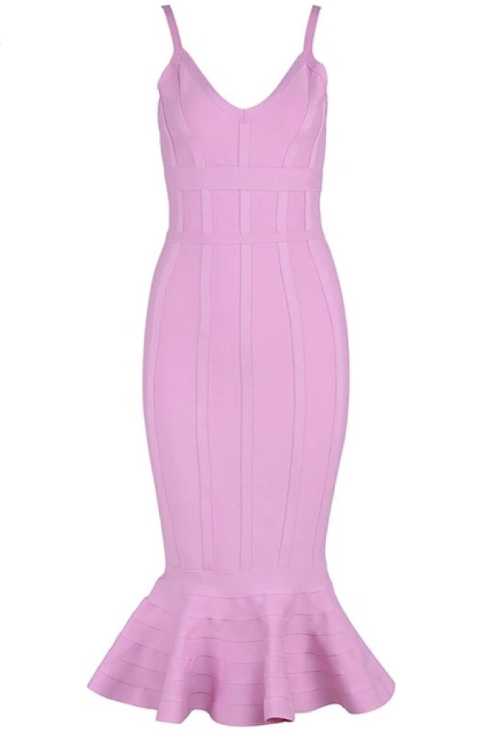 Alice Pink Mermaid Bandage Dress