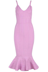 Alice Pink Mermaid Bandage Dress