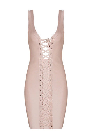 Stella Nude Bandage Dress