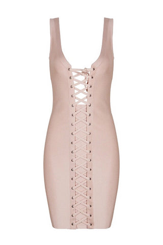 Rendezvous Pink Bandage Dress