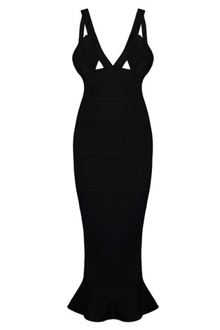 Rendezvous Black Bandage Dress