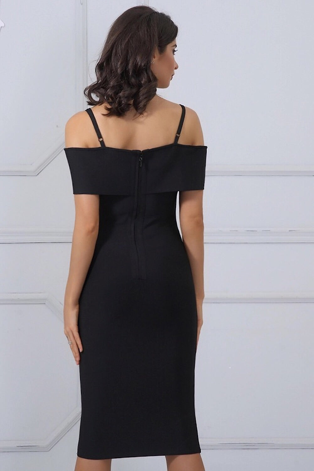 Stella Black Bandage Dress