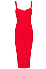 Vogue Red Bandage Dress