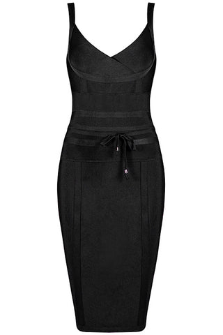 Rendezvous Black Bandage Dress