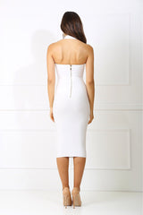 Jordan White Bandage Dress