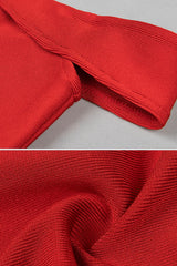 Rendezvous Red Bandage Dress