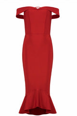 Rendezvous Red Bandage Dress