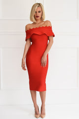 Kiki Red Bandage Dress