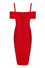 Stella Red Bandage Dress