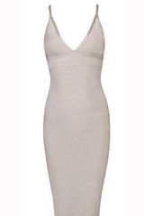 Fiona Nude Bandage Dress