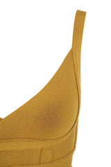 Ginger Tie Waist Bandage Dress
