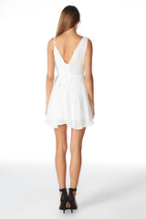 Cannes White Mini Dress