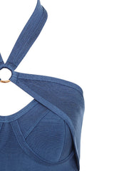 Tonia Slate Bandage Dress