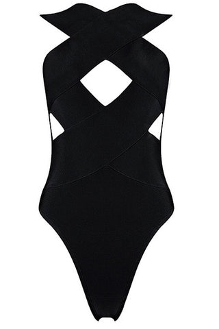 Siren Nude Bandage Bodysuit