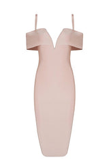 Stella Nude Bandage Dress