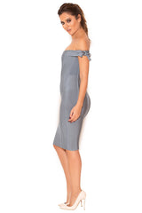 Kristy Slate Bandage Dress