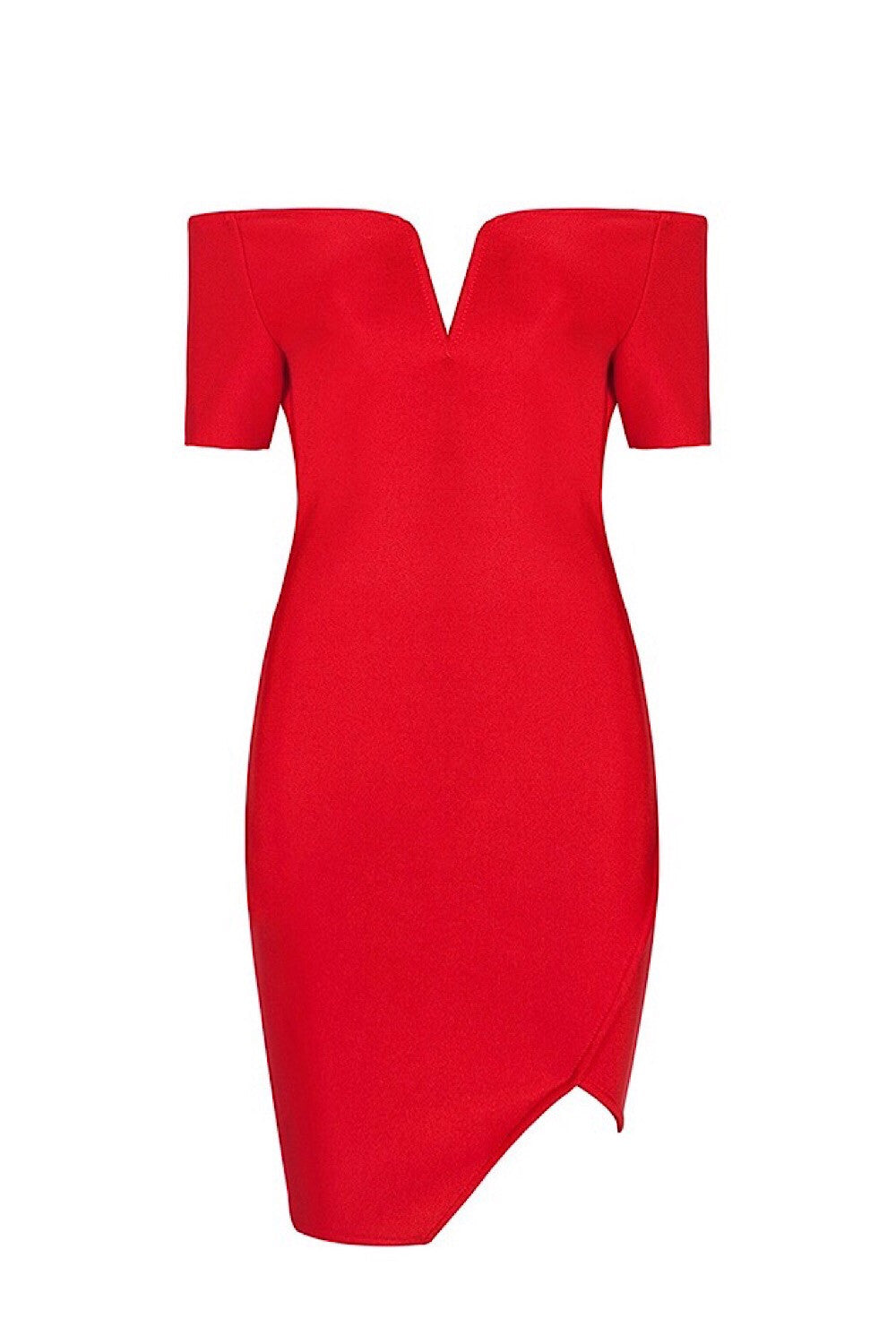 Señorita Red Bandage Dress