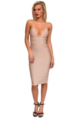 Becca Nude Two Way Bandage Dress
