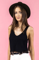 Black Knit Cami