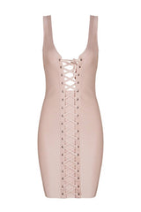 Sibi Pink Bandage Dress
