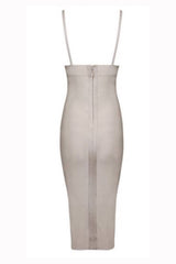 Fiona Nude Bandage Dress