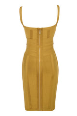 Ginger Tie Waist Bandage Dress