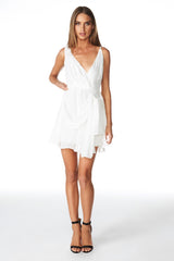Cannes White Mini Dress