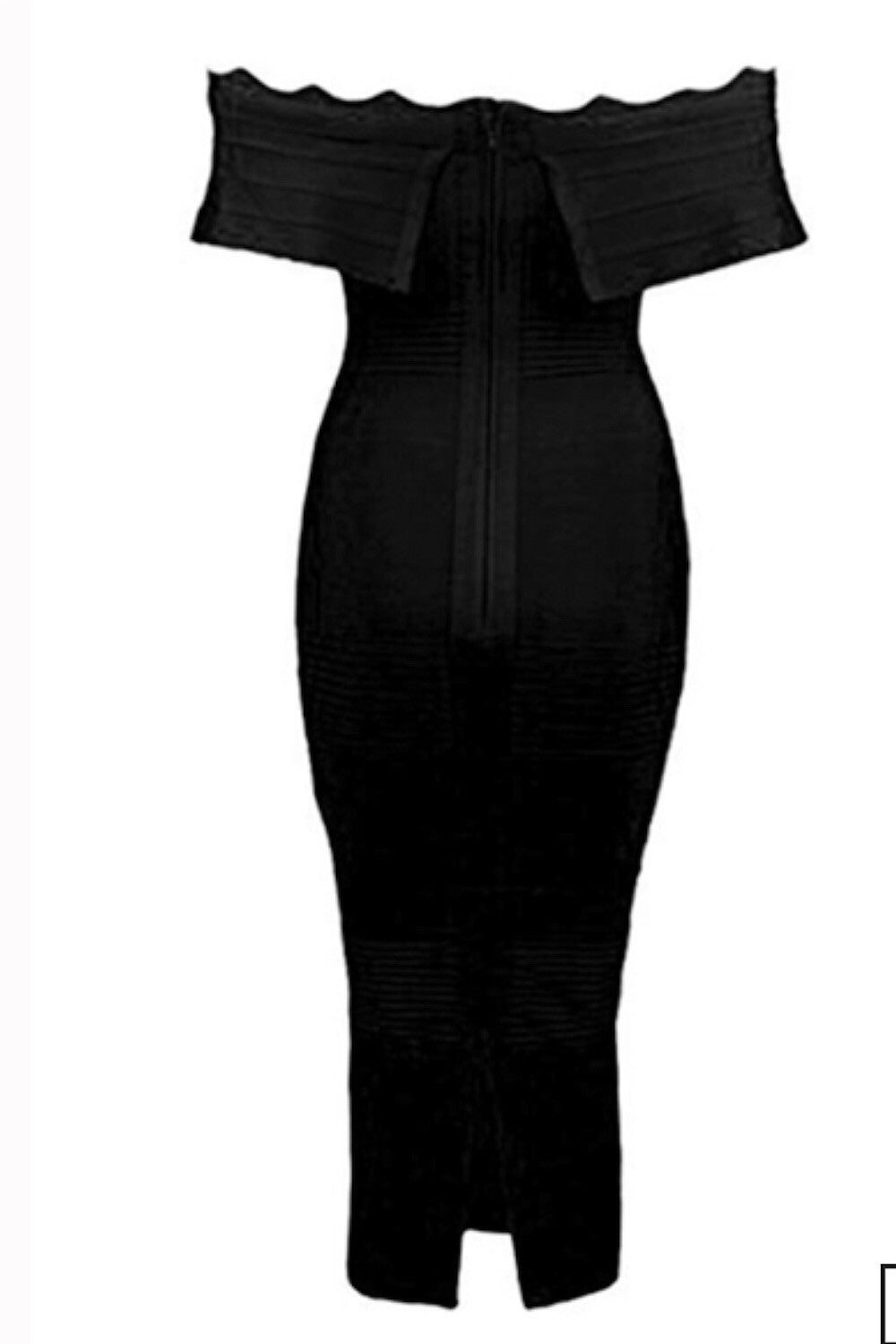 Kiki Black Bandage Dress