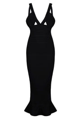 Gigi Black Bandage Dress