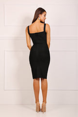 Frankie Black Bandage Dress