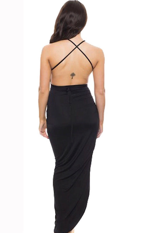 Soho Black Jersey Dress