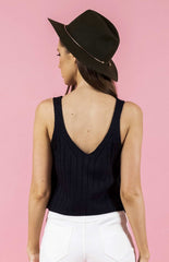 Black Knit Cami