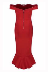 Rendezvous Red Bandage Dress
