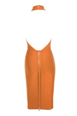 Shanna Camel Bandage Dress
