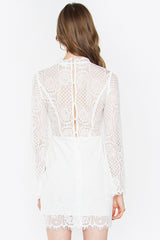 Villette White Lace Dress