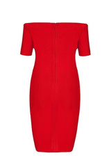 Señorita Red Bandage Dress