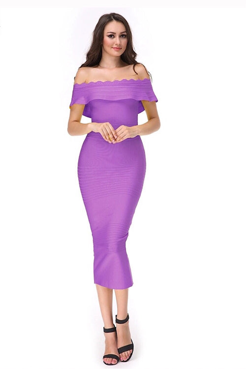 Kiki Lavender Bandage Dress