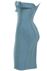 Kristy Slate Bandage Dress