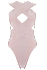 Siren Nude Bandage Bodysuit