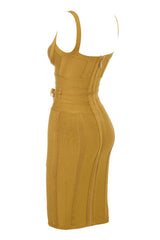 Ginger Tie Waist Bandage Dress