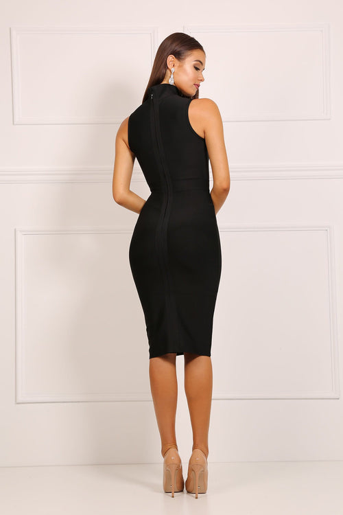 Sydney Black Bandage Dress