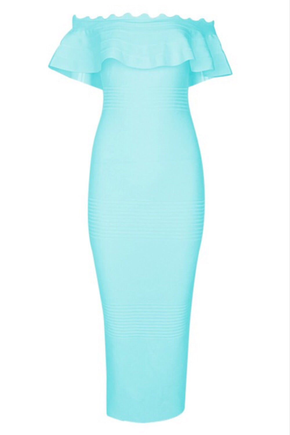 Kiki Aqua Bandage Dress