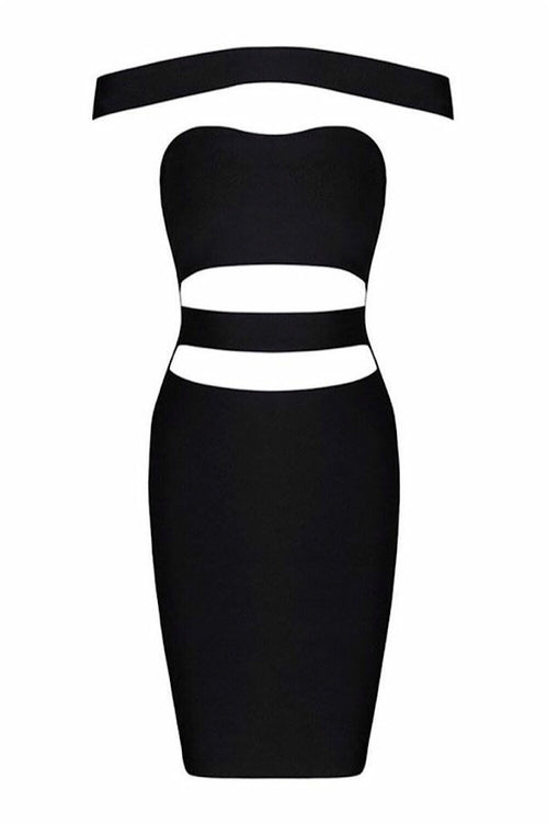 Kylie Jenner Black Bandage Dress
