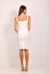 Frankie White Bandage Dress