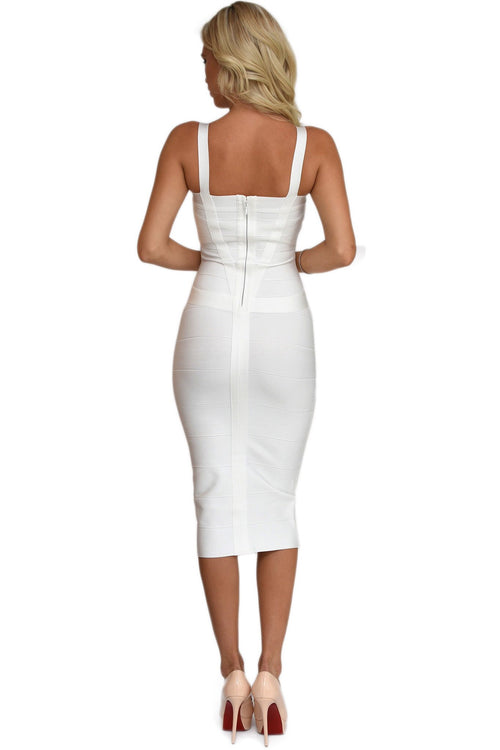 Vogue white Bandage Dress