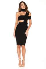 Vienna Black Bandage Dress